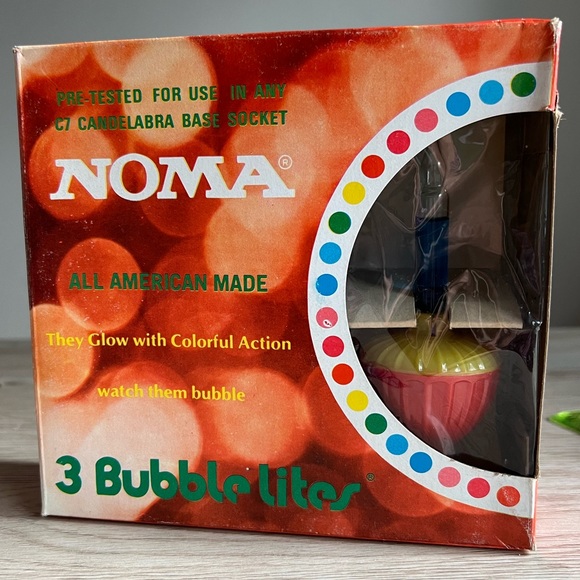 NOMA Vintage 3 Bubble Replacement Lites 🎄 - Picture 8 of 11